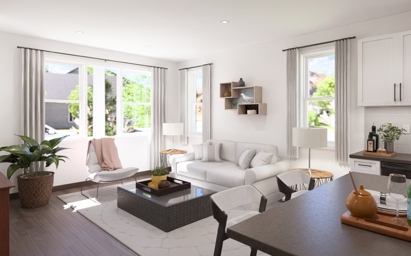 Living Room with couch
