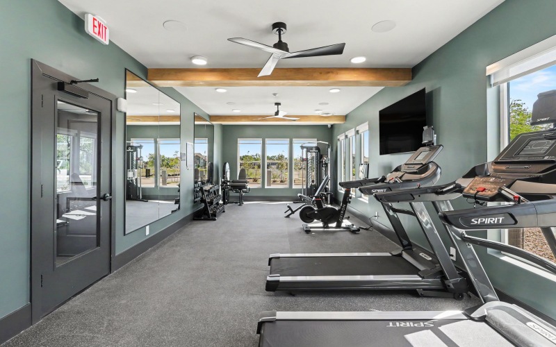 Fitness Center with Cardio and Weight Equipment