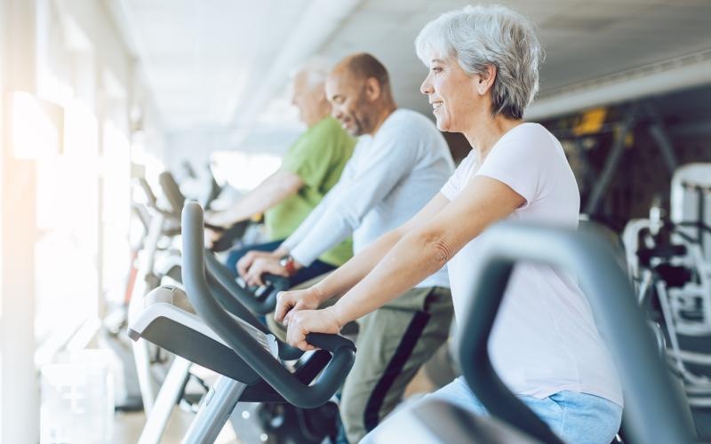 people working out